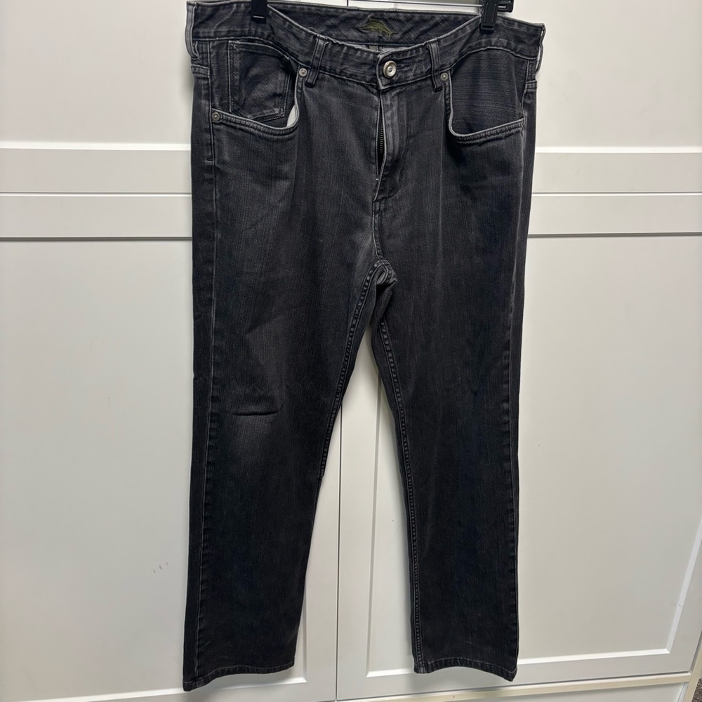 Tommy Bahama men’s black jeans straight leg 35/34